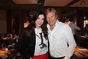 Alexandra Polzin, Gerhard Leinauer bei der The Louis Grillbar Eröffnung (©Foto: Martin Schmitz)